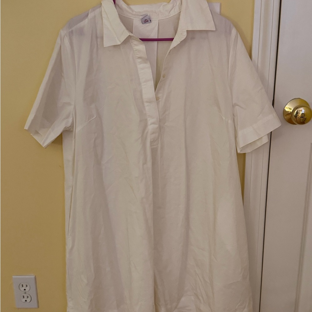 Old Navy White TShirt Dress